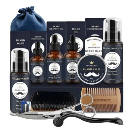 Kit Barba Cuidado Para Hombres, Herramientas De Aseo 14pcs