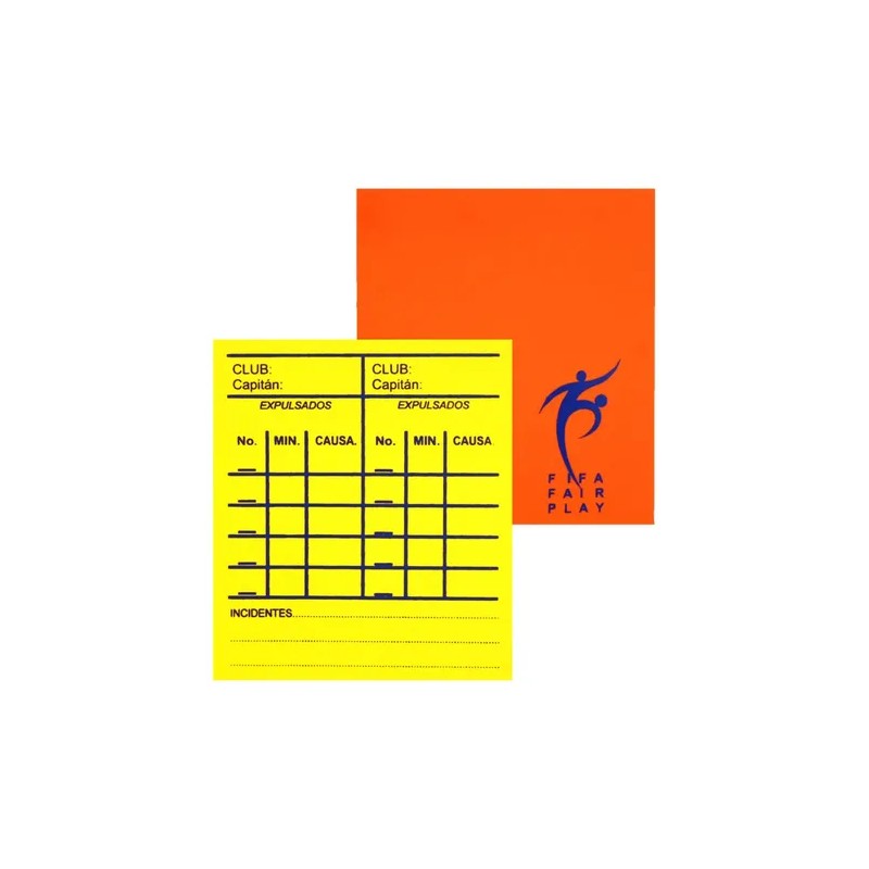 Tarjetas De Arbitro Para Futbol Rápido (3 Piezas)