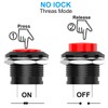 DIYhz Momentary Push Button Switch Mini No Lock Round Switch