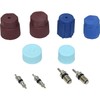 New HVAC A/C System Valve Core and Cap Kit VC