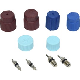 New HVAC A/C System Valve Core and Cap Kit VC 2909C