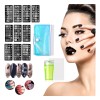Estampas Sello Uñas 12 Sellos Uñas Decoración:10 Placas Uñas,estampador,raspador