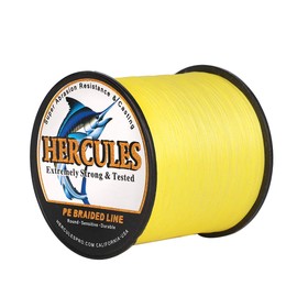 Hercules Super Cast 100 m - 2000 m Yards Braided Fishing Line 10 lb - 300 lb Test for Saltwater Freshwater PE Braid Fish Wire Superline 8 Strands