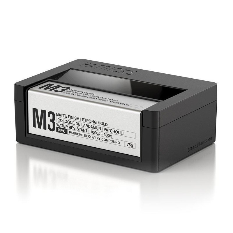 Patricks M3 Matte Finish | Strong Hold Styling Product 75g