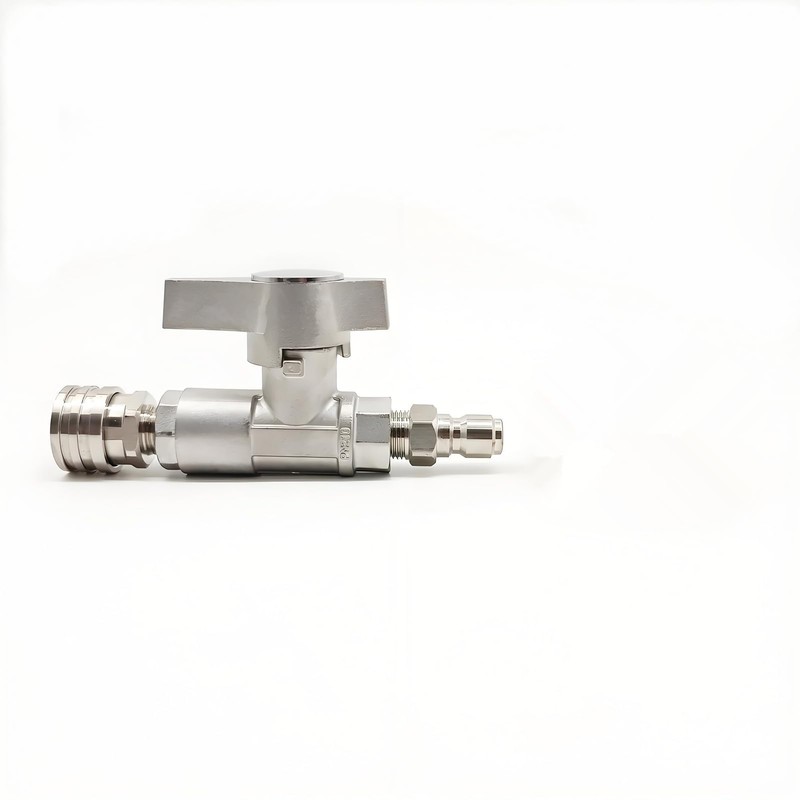 Geife High Pressure Washer Ball Valve Kit, 3/8 Inch Quick