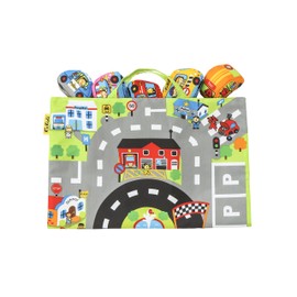 K's Kids Blanket Of Soil Pre-School with Multiple Activities Cars of My City
