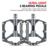 Ultralight Aluminum Alloy Bicycle Pedals 3 Bearings Bike Pedals AntiSlip