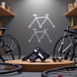 3 in 1 Dual Head Air Pump Adapter Valve for Bicycle Tyre Tube - Bike Cycle Replacement Parts, Tires and Tubes