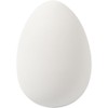 Creativ Large Plastic Eggs, H: 8 cm, D: 6 cm, White, 8 Eggs Included
