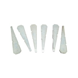 Mason Line Pin Hardened Steel Bricklayer's Tapered Line Pins, 6-Pack