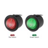 sourcing map Rocker Switch On/Off 3 Terminals SPST 2 Positions