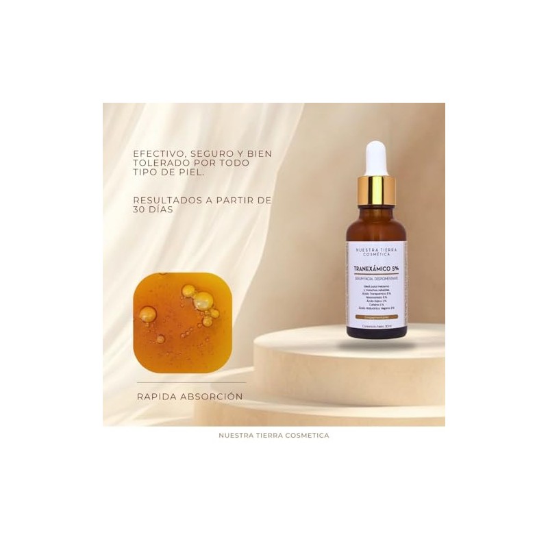 Ácido Tranexámico 5% Para Ojeras, Melasma Y Manchas Rebeldes