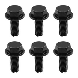 (6 Pack) M8 x 20mm Hex Flange Bolt Compatible with Ridgid & Ryobi Miter Saws - Standard Right-Hand Thread Screw for Fence, Handle & Stand Assembly Repair