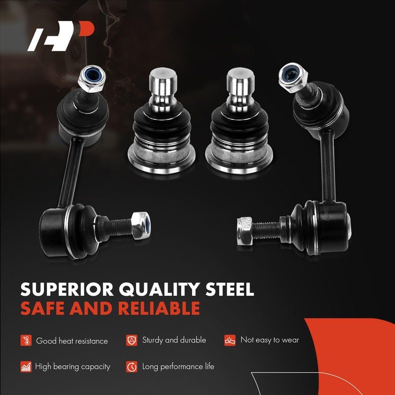 A-Premium Set of 10, Front & Rear Sway Bar Link,
