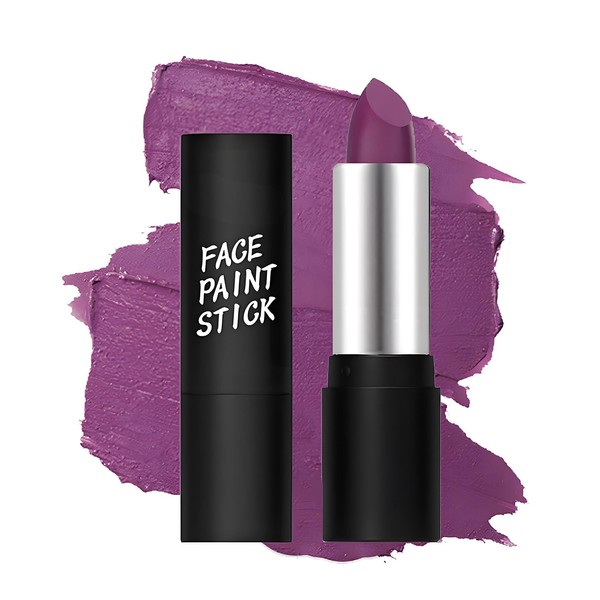 Purple Face Paint Stick , Compact and Portable Design, High