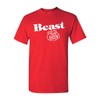 Fasciino® Beauty and Beast Red Family Matching Tops/T-Shirt