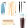 Wooden Pottery Clay Craft Sculpting Modeling Tools DIY Carved Art