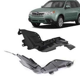 US AUTO PARTS PLUS New Front Engine Splash Shield Under Cover Right Passenger & Left Driver Side Direct Replacement for Subaru Forester 2009-2013 56410SC010 56410SC020 SU1228103 SU1228102