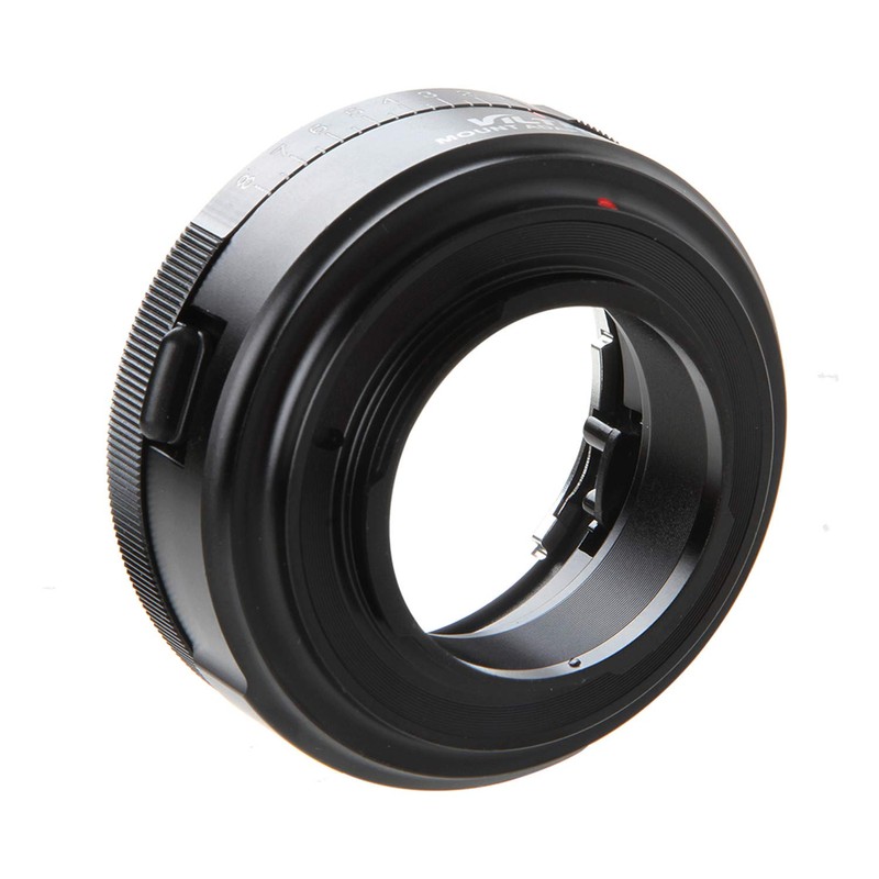 VILTROX Mount Adapter NF-M43 Manual Focus with 16 Adjustable Aperture