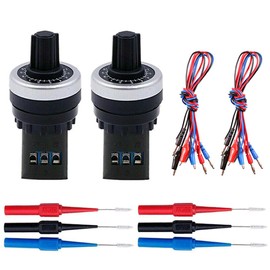 2PCS Auto Signal Simulator Repair Tester Analog Adjustable Resistor Sensor Diagnose