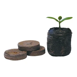 Hortaflor 1 Peat Pellet Sutrato Comprimido Germinación Peat Moss