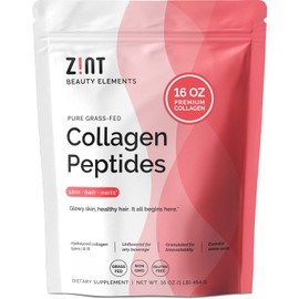 Zint Colágeno Peptides en polvo (16 oz) Paleo-Friendly, Keto-Certified, Premium Hydrolyzed Collagen Suplemento de proteína  Sin sabor, Césped Fed, no 