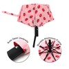 Nollia Windproof Automatic Travel Umbrella, Compact Portable with Reinforced Ribs