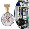 Haofy Water Pressure Gauge, Universal Water Pressure Gauge Iron and