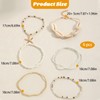 YREYBN Shell Jewellery Set, Starfish Shells Summer Beach Beaded Bracelets,