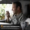 JUCJET Walkie Talkie Speaker Microphone,2 Pin Shoulder Mic Speaker 2
