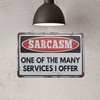 Funny Sarcastic Metal Tin Sign Wall Decor Man Cave Bar