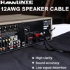 HannLinte 12AWG Speaker Cable (15 Feet), 1 Pack Premium Heavy