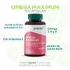 PRONAT Omega Maximum, Suplemento Alimenticio, 90 Cpsulas con Omega 3,