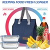 Insulated Lunch Bag,Lunch Box Bag for Women Men Oxford Cloth