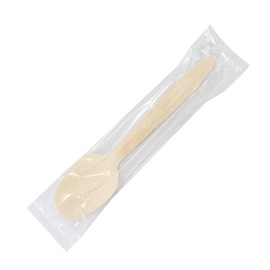 Daikoku Industry Co., Ltd. Wooden Spoons, Individual Packaging, Pack of 100, 5.5 inches (14 cm)