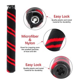 Ytaland 2 Pack Brush Roller Replacement Compatible with Shark Stratos DuoClean PowerFins AZ3002 AZ3000 Upright Vacuum Cleaner