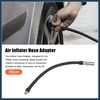 INFINAUTO 1pcs 20cm Flexible Copper Rubber Tube Tire Valve Connect
