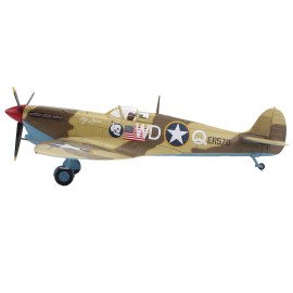 DCD Supermarine Spitfire Trop Fighter Aircraft 1943 'ER570 4th Fighter Squadron 52nd Fighter Group' Diecast Toys Mediterranean