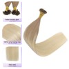 Sindra Keratin Nail Extension Tips Real Human Hair Balayage Ombre