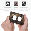 Medieval Of Two Wolves 1 Gang Single Duplex Light Switch