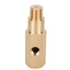Mini Split Gauge Adapter Oil Pressure Gauge Adapter 0.25NPT Brass