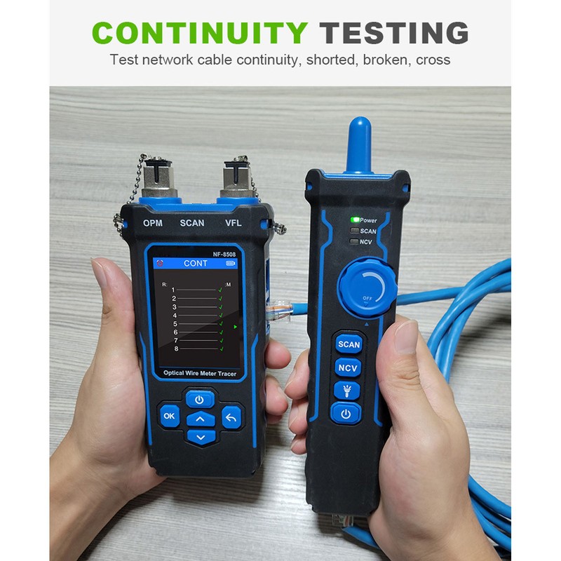 Network Wire Finder Optical Wire Meter Tracer Digital Fiber Optic
