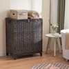 Laundry Hamper with Lid, 190L Large Laundry Basket 3 Section