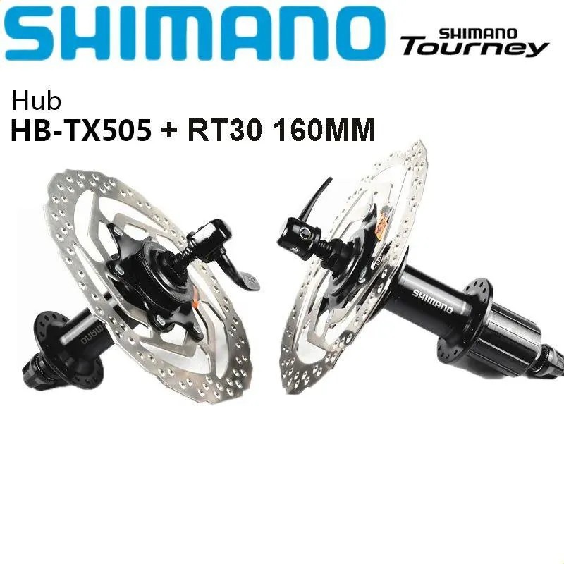 Bujes De Bicicleta Shimano Tx505, 32 H, Parte Trasera Y
