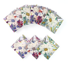 PACGOTH Handkerchiefs for Women 100% Cotton, Floral Ladies Handkerchiefs, Dainty Women’s Hankies, Weddings Hanky 6/12PCS