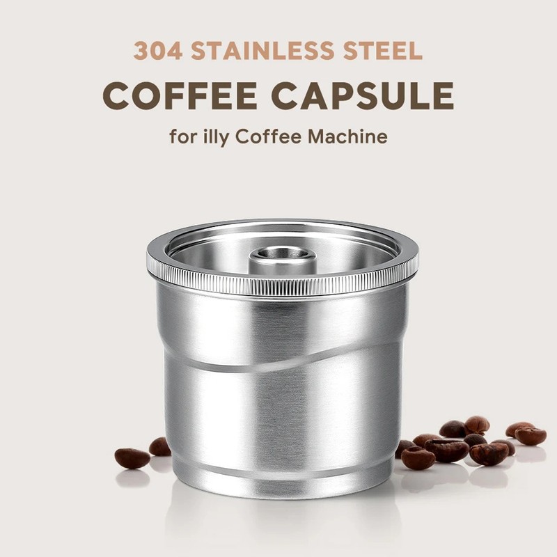 Reusable Coffee Pod 304 Stainless Steel Leakage Proof Coffee Capsule