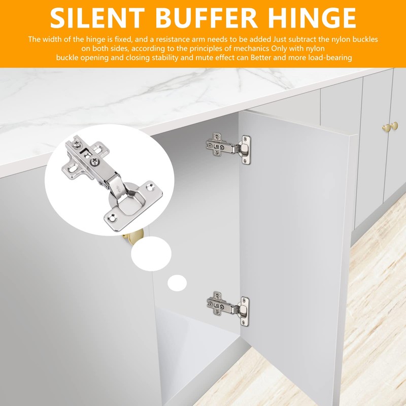 10 PCS Cupboard Hinges, Honeueuen Cabinet Hinges, Cold Rolling Hinge