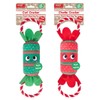 YöL Pack of 2 Green Red Plush Christmas Cracker Pet