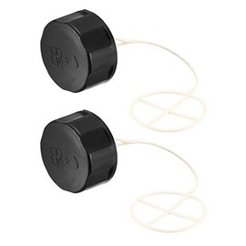 sourcing map Fuel Tank Cap Fit for GX22 for GX25 for GX31 for GX35 Lawn Mowers Engine 2 Pcs