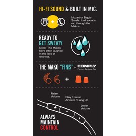 Outdoor Technology OT1150-B Con cable In-ear Negro